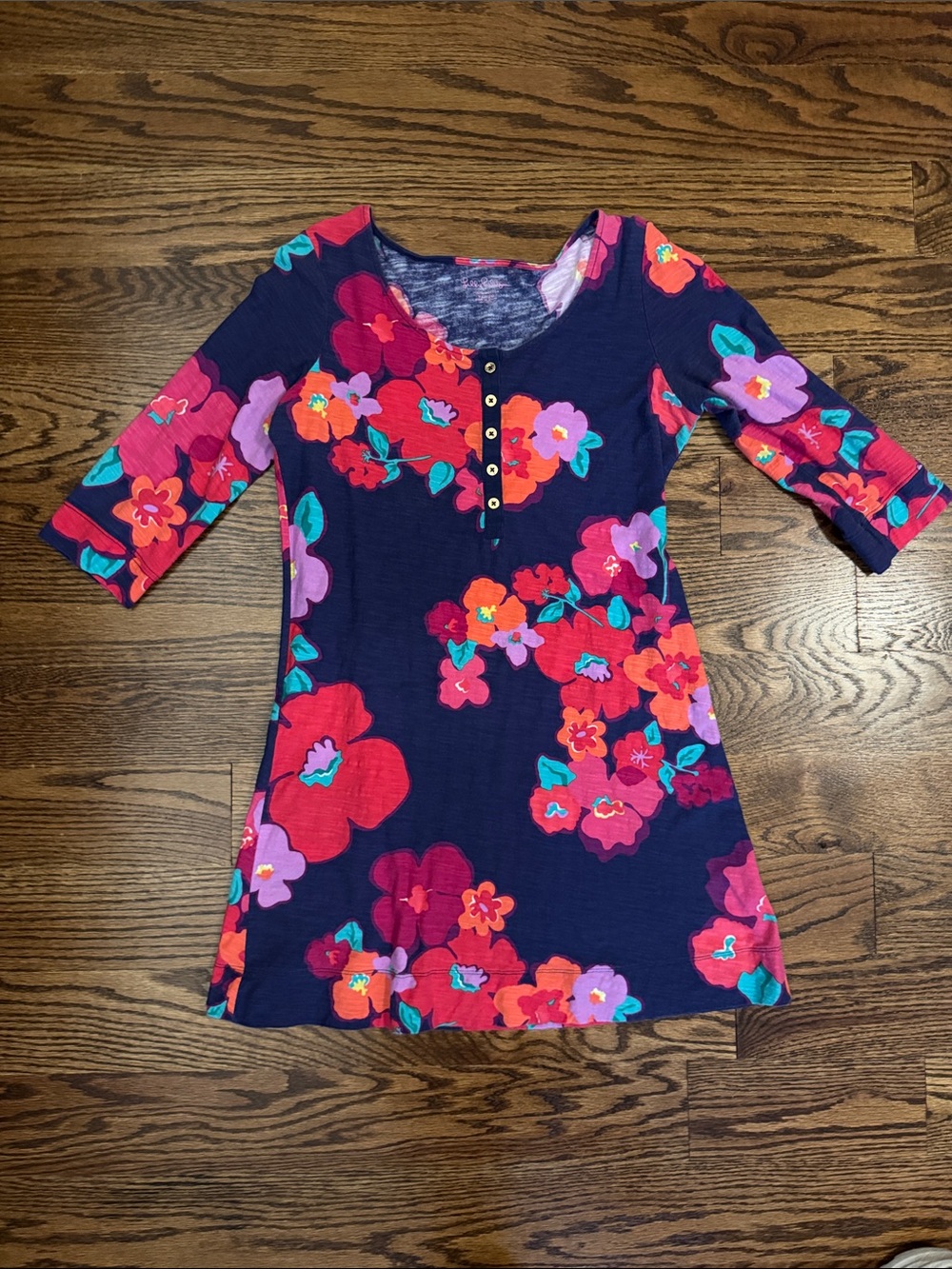Lily Pulitzer Navy Floral Dress